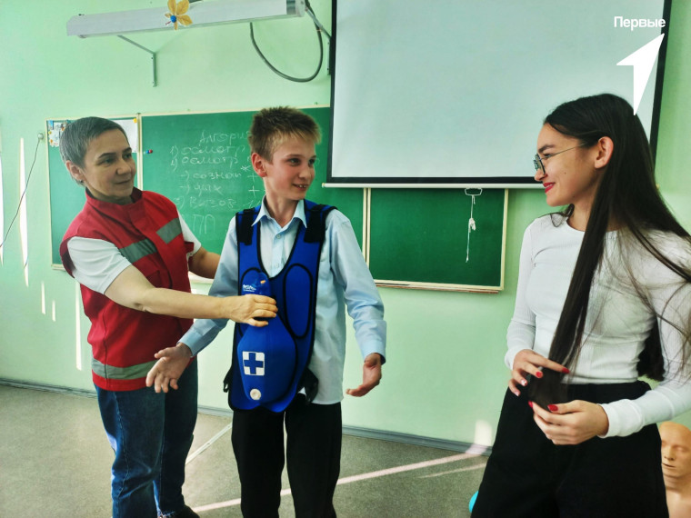 Мастер-класс от Российского Красного Креста.